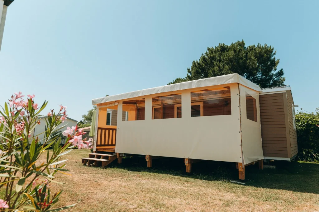 Mobil-home premium camping 3 étoiles ATC l'Orée des Bois sur l'île d'Oléron