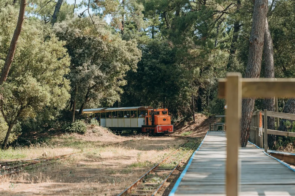 Le p'tit train de Saint-Trojan sur l'île d'Oléron